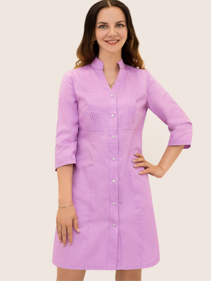 Халат Надежда жен (35%хл-65%пэ/120гр; сирень/-)