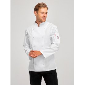 Китель Максимо муж (80%хл-20%пэ-170гр; белый/-) Китель Максимо муж (80%хл-20%пэ-170гр; белый/-)