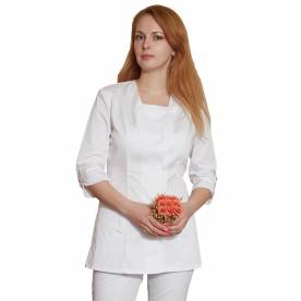 Костюм Антик жен (50%хл-50%пэ/150гр; белый/-)