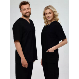 Костюм Практик унисекс (35%вискоза-65%пэ/220г; сине-черный/-) Костюм Практик унисекс (35%вискоза-65%пэ/220г; сине-черный/-)