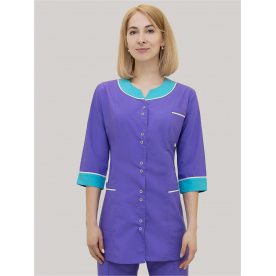 Костюм Экстра жен (35%вис-65%пэ/160гр; фиолетовый/лазурный) Костюм Экстра жен (35%вис-65%пэ/160гр; фиолетовый/лазурный)