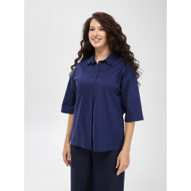 Блузка Аманда-1 жен (БРИЗ Cotton Rich; темно-синий/-) Блузка Аманда-1 жен (БРИЗ Cotton Rich; темно-синий/-)